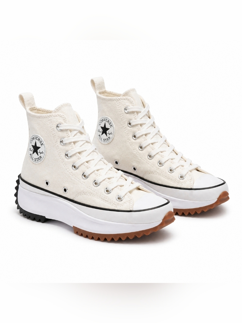 Converse Chuck Taylor Lugged Platform High Top Sneakers Off White Women’s Size 8